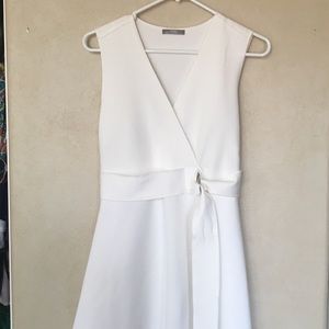 Zara White wrap dress